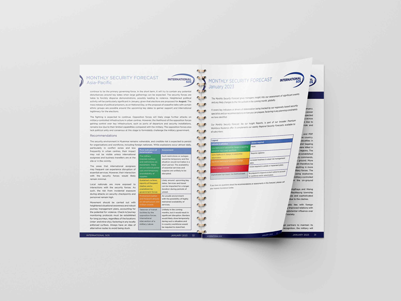 International SOS Global Security Forecasts