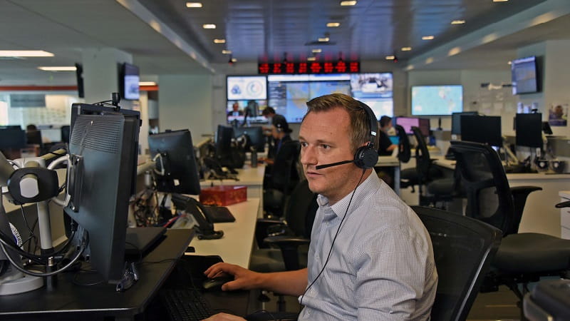 llamada de asistencia